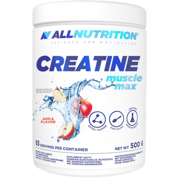 Креатин моногидрат AllNutrition Creatine Muscle Max 500 грамм Яблоко