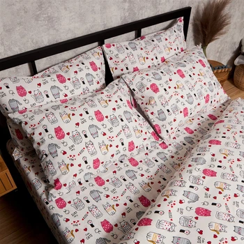 Набор наволочек Moon&Star Бязь Gold Люкс Cute Cats 50х50 2 шт (MS-840001328)