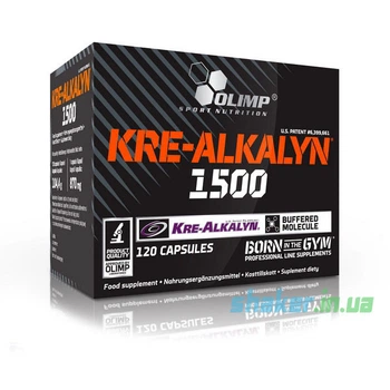 Креалкалин Olimp Kre-Alkalyn 1500 120 капсул