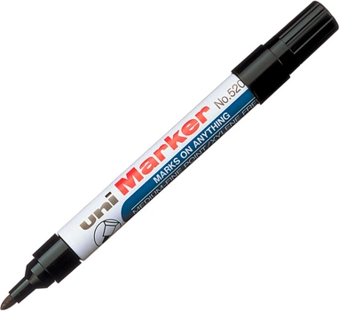 Маркер перманентний Uni Marker 1-3 мм Чорний (NO.520F SHRINK BLACK)