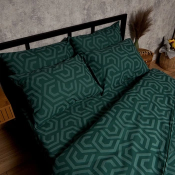 Набір наволочок Moon&Star Бязь Gold Люкс Emerald Maze 50х70 2 шт (MS-840001341)