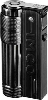 Запальничка бензинова IMCO Super/Triplex Oil Brass gunmetal Logo Black глянсовий чорний (IM1800023)