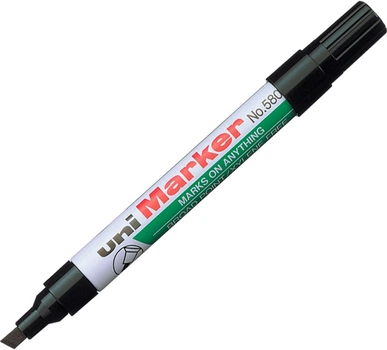 Маркер перманентний Uni Marker 1-5 мм Чорний (NO.580B SHRINK BLACK)