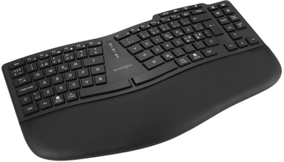 Клавіатура бездротова Kensington Pro Fit Ergo KB675 EQ TKL USB/Wireless/Bluetooth Black (K75491PN)