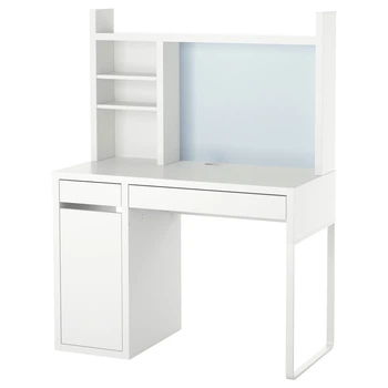 Комп'ютерний стіл з надбудовою MICKE IKEA 099.030.14 білий