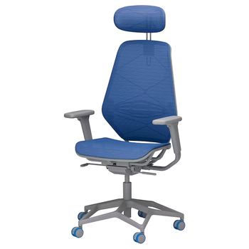 Офисное/игровое кресло STYRSPEL IKEA 105.066.93 синий/серый