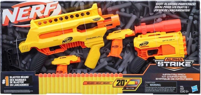 Бластер Hasbro Nerf Alpha Strike Infantry pack жовтий E8964 (5010993727421)
