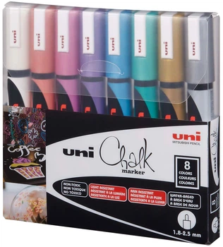 Набор маркеров Uni Posca PWE-5M Metallic Color 8 шт (PWE-5M METALLIC 8C)
