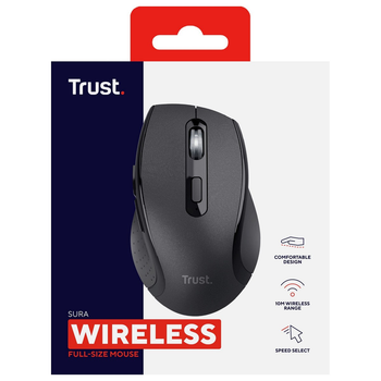 Мышь Trust Sura, WL, черный