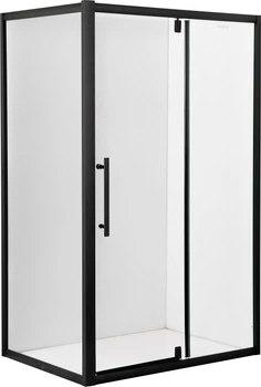 Душова кабіна AQUASTREAM Ethos 100SR All Blacks Swing без піддону