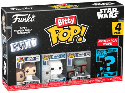 Набір фігурок Funko Bitty Pop SW S2 Лея 4 шт 83669 (889698836692)