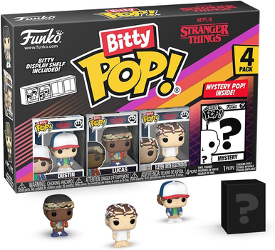 Набір фігурок Funko Bitty Pop ST S1 Дастін 4 шт 83662 (889698836623)