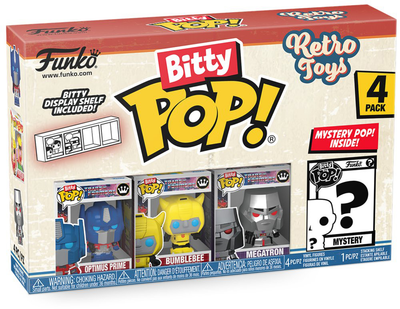 Набір фігурок Funko Bitty Pop Retro Toys Трансформери 4 шт 75447 (889698754477)