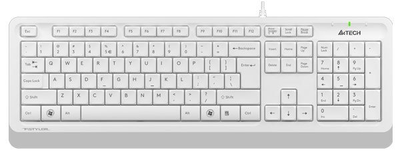 Клавіатура дротова A4Tech FK10 USB White (4711421943024)