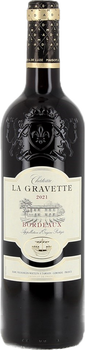 Вино Chateau La Gravette Bordeaux AOC червоне сухе 0.75 л 12% (3429672143407)