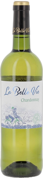 Вино La Belle Vie Chardonnay Pays-d'Oc IGP белое сухое 0.75 л 13% (3429672243619)