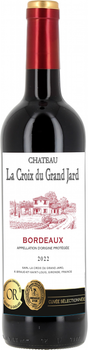 Вино Chateau La Croix du Grand Jard Bordeaux AOC красное сухое 0.75 л 13.5% (3429672144145)