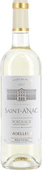 Вино Saint Anac Bordeaux AOC белое полусладкое 0.75 л 11% (3429672244074)