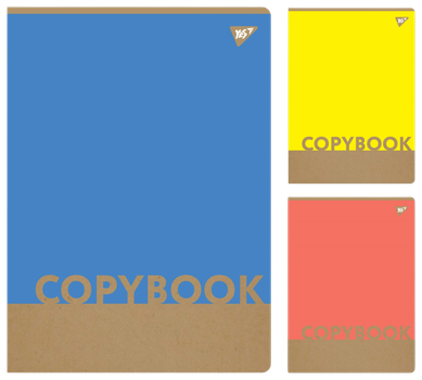 Набор тетрадей для записей YES А4/48 кл крафт Colours, упаковка 3 шт (681996)