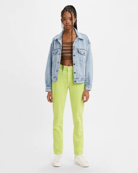 Джинси жіночі Levi's® premium mom jeans 80-х А35060007 29-30 Зелені (5401043284078)