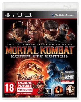 Игра Mortal Kombat 9 для Ps3 (Blu-ray диск) Б/У