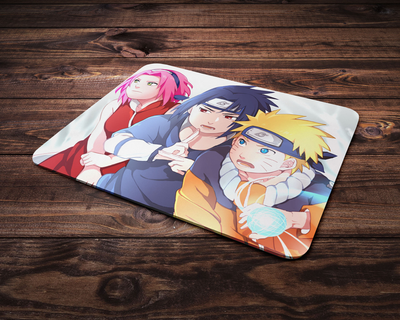 Коврик под мышку c принтом Наруто Naruto-2, 24х20 см