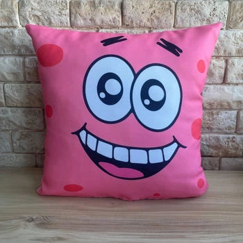Подушка м/ф Губка Боб Spongebob Патрик Стар-2 35х35см