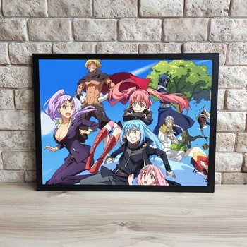 Інтер'єрна картина Аніме Про моє переродження в слиз Tensei Shitara Slime Datta Ken-2, 30х40 см