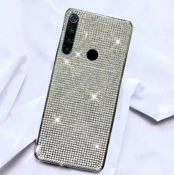Силиконовый чехол с камнями для Xiaomi Redmi Note 8