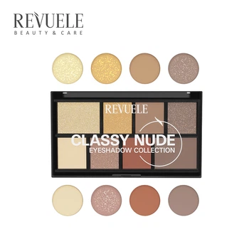 Палитра Revuele Eyeshadow Collection теней "Классический нюд" 15 г