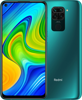 Smartfon Xiaomi Redmi Note 9 3/64GB Forest Green (MZB9467EU)