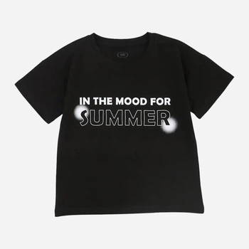 Детская футболка для мальчика Flamingo 778-061 116 см Черная/Summer (4829960258971)