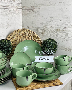 Набір посуду 9 пр Ardesto Bagheria Pastel green AR0009GGC