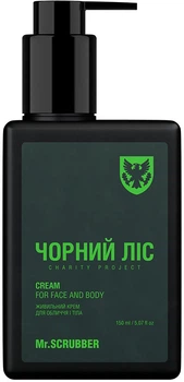 Крем для обличчя і тіла Mr.Scrubber Сharity Project Cream For Face And Body Живильний Чорний ліс 150 мл (4823109702516)