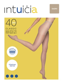Жіночі колготки Intuicia Classic 40 den 4р. daino