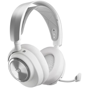 Беспроводные игровые наушники с микрофоном SteelSeries Arctis Nova Pro, Hi-Res аудио, шумоподавление, 40 мм, белые