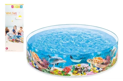 Бассейн каркасный Intex Коралловый риф круглый 1700 л 244 *46 см