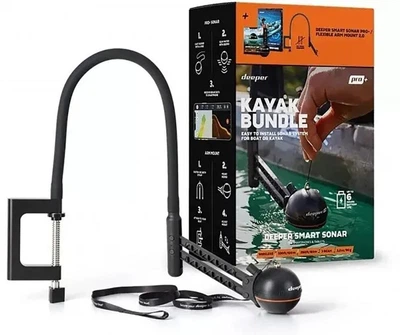 Набор эхолот Deeper Smart Sonar PRO+ WiFi+GPS + крепление к лодке Kayak Bundle (ITGAM1135)