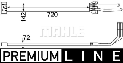 Радіатор масляний MAHLE (CLC 109 000P)