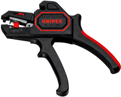 Автоматичні кліщі для зняття ізоляції Knipex 180 мм (12 62 180 SB)  