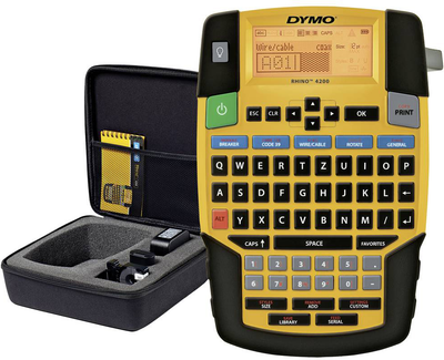 Drukarka etykiet Dymo Rhino 4200 Case Kit Yellow (1852998)