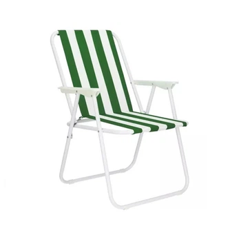 Стул складной 76X50X51 метал+ткань для дачи и пикника EC-0987 Green