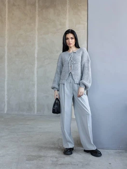 Вязанный кардиган Bergamo Larionoff 42-46 светло-серый (Bergamo_light gray)