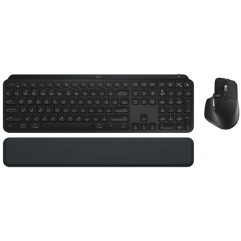 Комплект (клавиатура, мышь) беспроводной Logitech MX Keys S Combo Graphite (920-011614) (467171)