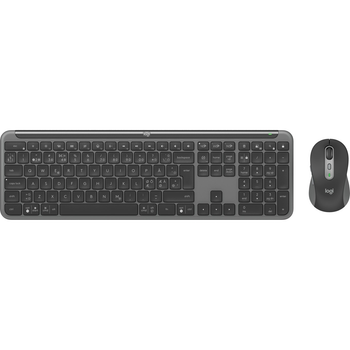 Комплект (клавиатура, мышь) беспроводной Logitech Signature Slim Combo MK950 Graphite (512589)