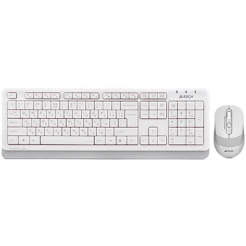 Комплект (клавиатура, мышь) беспроводной A4Tech Fstyler FG1010 White (288645)