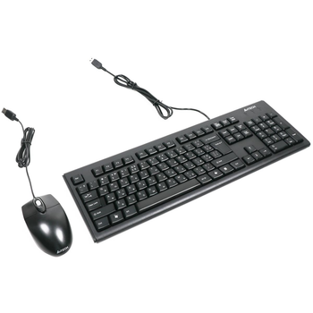 Комплект (клавиатура, мышь) A4Tech KRS-8372 Black (218727)
