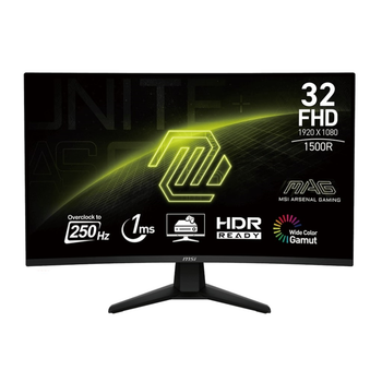 Монитор для ПК MSI 31.5" MAG 32C6X VA Black Curved 250Hz (535668)