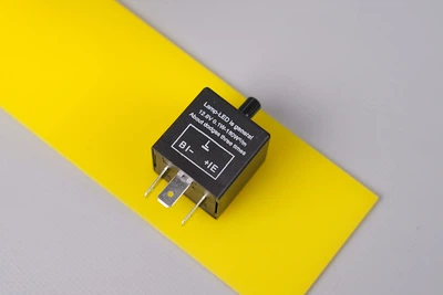 Реле поворотов CF14-KT с регулировкой для LED ламп 3pin для авто из Европы Lemarix (E04-005)