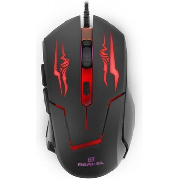 Миша дротова ігрова REAL-EL RM-520 Gaming Black (EL123200020)